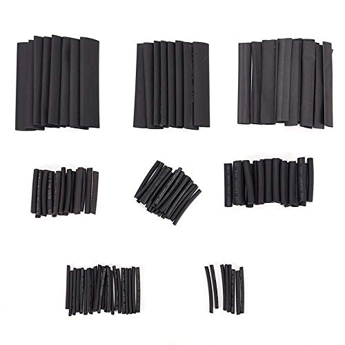 Pulison 254 PCS Heat Shrink Tubing Tube Electrical Wire Cable Wrap Assortment Electric Insulation Heat Shrink Tube Kit