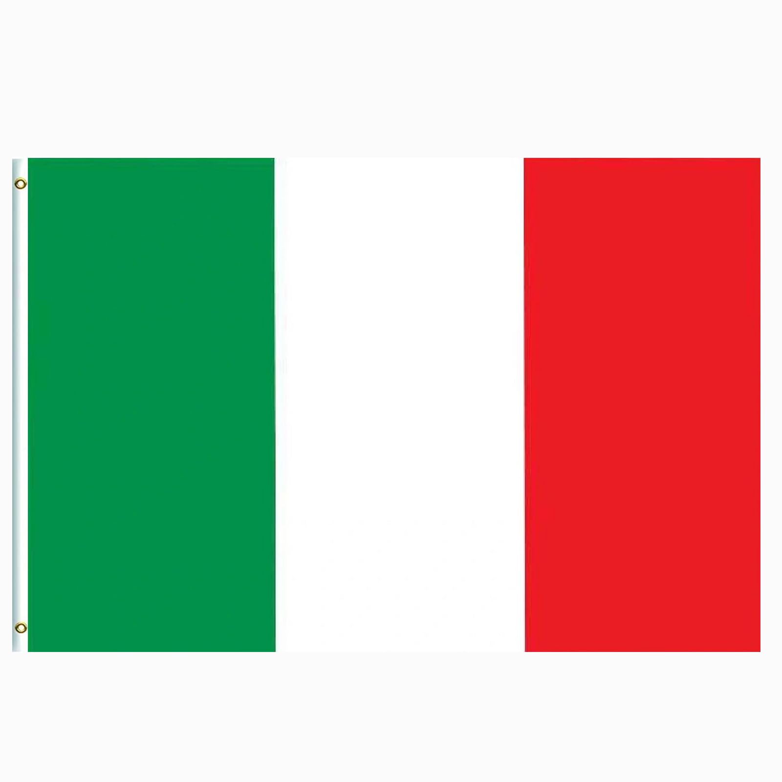 5x3ft Large Italy Flag for 2025 Decorations, Big Italian National Banner for Games, Football Sports, VE Day 80th Events, Celebration Parade, Bar Garden Outdoor Party Decor