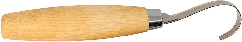 Morakniv Carving Hook 162 Mixed Fixed Knife, Handle: Natural Birch, Blade: 52 mm, 6 cm