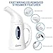 Steamer for Clothes Handheld Clothes Steamer Fast Heat-up Wrinkle Remover Clothes Garment Fabric Steamer Remove Wrinkles Steam Soften Clean Sanitize Sterilize Perfect for Travel Home
