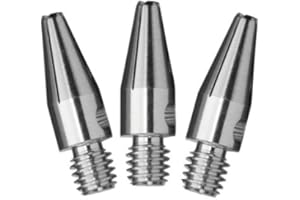 US Darts - Silver Aluminum Dart Shafts - 3 Sets (9 shafts), 2BA Mini (3/4 inch), + O'rings