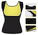 Rdfmy Womens Hot Sweat Body Shaper Weight Loss Vest Sweat Sauna Vest No Zipper Black XXL