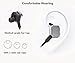 Karnotech Bluetooth Earphones In-Ear Wireless Sport Stereo Sweatproof Headset with Mic, Volume Control, Noise Cancelling