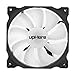 uphere 3-Pack Long Life Computer Case Fan 120mm Cooling Case Fan for Computer Cases Cooling 15LED Blue,15B3-3
