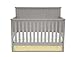 Delta Children Easton 4-in-1 Convertible Baby Crib, Greenguard Gold Certified, Grey