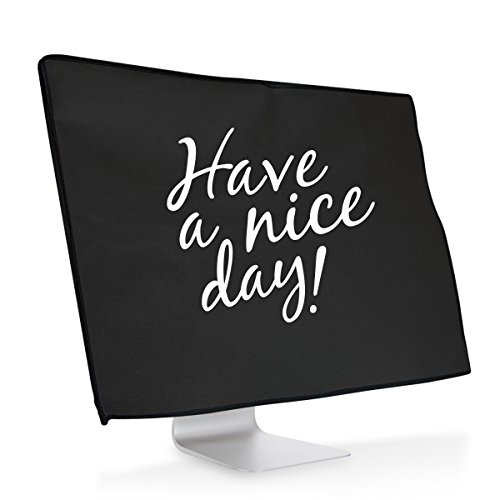 kwmobile Monitor Cover for Apple iMac 21.5″ – Dust Cover PC Monitor Case Screen Display Protector – White/Black