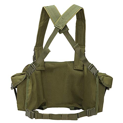 Airsoft Chest Vest Tactical Chest Vest Rig - Adjustable X Harness With ...
