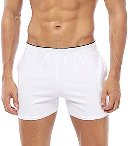 BOLUOYI Underwear for Men Tommy Hilfiger,Men Sexy Underwear Letter Printed Pocket Briefs Shorts Bulge Pouch Underpants,White,L