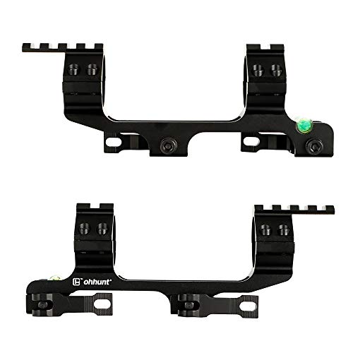 image for ohhunt QD 1 inch 30mm Rings Integral Hunting Scope Mount Picatinny Rai