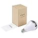 Miric Smart Bulb Music Color Bulb Changing LED Light Bulbs E27 with Bluetooth 4.0 Speaker,RGBW Multicolor,Music Audio,Time on/off,the Free Unique Smartphone APP for Home and Stage
