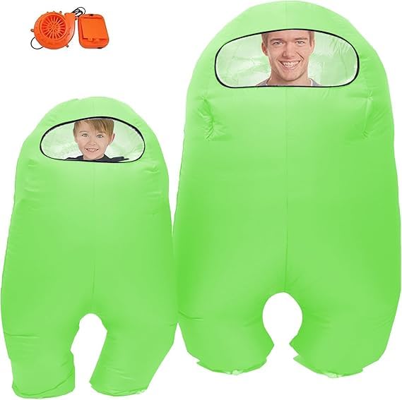 Photo 1 of (missing fan) FANFX Inflatable Astronaut Space Costume Inflatable Costume Full Body Suit Halloween Cosplay Costumes