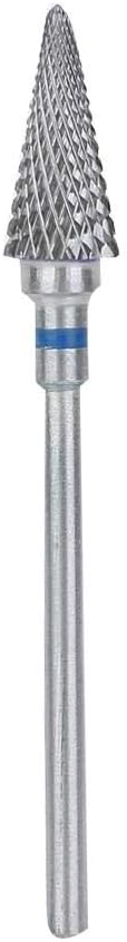 Nail Drill Bit, Tungsten Steel Nail Art Manicure Drill Bits Electric Pedicure Manicure Grinding Head Accessories(Blue) - Image 5