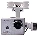 Walkera White Plastic G-2D Brushless Gimbal for iLook/GoPro Hero 3 on X350 Pro FPV Quadcopter TE066