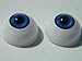 26mm Pair of Realistic Life Size Acrylic Half Round Hollow Back Eyes for Halloween PROPS, MASKS, DOLLS or Bears FB02