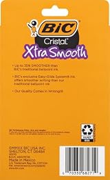 Bic Cristal Original Ballpoint Pens 1.0 mm Black Pack of 10 view 3
