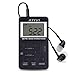 AM FM Pocket Radio,ATIVI Portable Mini Digital Tuning AM FM Stereo Radio with Rechargeable Battery LCD Display and Earphone for Walk,Black