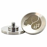 Stainless Steel Fidget Spinner Cap EDC Metal Center Button Upgrade for 608 and R188 Bearings by Bever Products