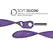 MoKo Apple Watch Series 3 Band, Soft Silicone Replacement Sports Band for iWatch 38mm 2017 series 3 / 2 / 1, PURPLE (Not fit 42mm Versions)