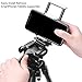 PEYOU Compatible for iPad iPhone Tripod, 62 inch Lightweight Aluminum Phone Camera Tablet Video Tripod + Wireless Remote + 2 in 1 Mount Holder for Smartphone (Width 2-3.3