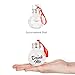MyMealivos Festive Boozeballs Fillable Christmas Baubles, Medium, Clear(Round)…