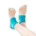 2 PAIR - Moisturizing Gel Heel Socks w/Enriched Vitamins for Dry Hard Cracked Heels & DIY Simple Home Remedies by Triim Fitness