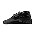 YIHAKIDS Baby Tassels Shoes Soft Leather Sole Infant Kids Crib Toddler First Walker Moccasins Black(Size 5,6-12 Months/4.9in)
