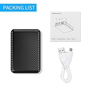 Mini Power Bank 10000 mah, Caricabatterie Portatile Batteria Esterna Cellulare con Porta di Uscita di 2.1A, Display a… - immagine 8