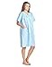 Casual Nights Women's Floral Woven Snap-Front Lounger House Dress