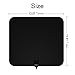 WochiTV HDTV Antenna 50 Mile Range Indoor Antenna Digital TV Antenna with Detachable Amplifier Signal Booster, USB Power Cable and 20 Feet High Performance Coax Cable for TV Programme Black