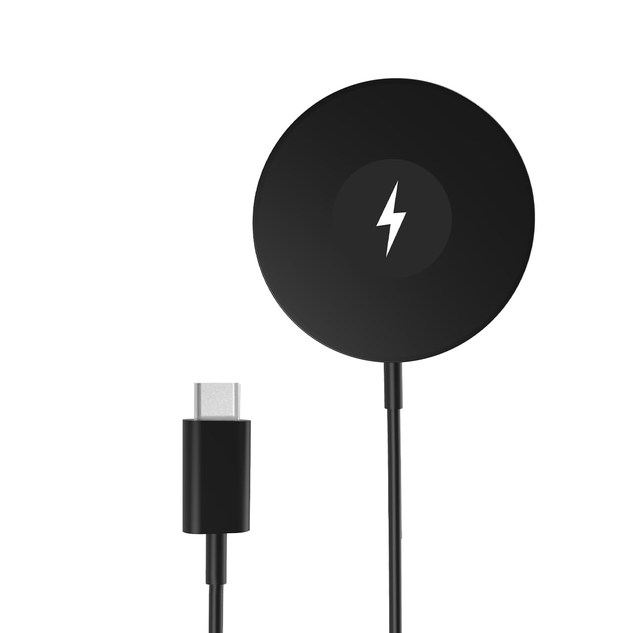 Photo 1 of 3-in-1 Magnetic Wireless Charging Pad with 15W Fast Charging for iPhone 12/13/14/15/16/17, Apple Watch & AirPods, Compatible with MagSafe