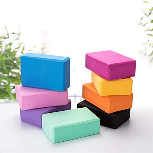 HEITIGN-2PCS-Yoga-Blocks-EVA-Foam-Exercise-Bricks-Provides-Stability-Balance-Support-Improve-Strength-Light-Blue
