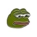 Gudeke Internet Memes Sad Pepe Frog Lapel Pin