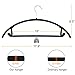 Voilamart Velvet Bump Free Hangers 50 Pack - Extra Strong Hold Up-To 15Lbs, Non Slip No Shoulder Bump Suit Hangers with Bar Hooks for Men Women Dress Coat Pant Closet Organizer