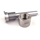KLOT Saw Blade Arbor 6mm-27mm Circular Saw Holder Slitting/Slotting Adapter for Milling Straight Shank (ID 22mm*Cap 28*Shank 16*L90)