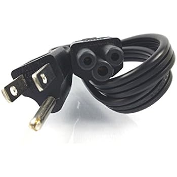 Dell 3 ft NEMA 5-15P to C5 AC Power Adapter Laptop Cord Cable K260C