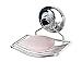 The Crown Choice PATENTED Suction Soap Dish Holder for Shower, Bathroom, Tub and Kitchen Sink | Best PATENTED Stainless Steel Bar Soap Holder Saver Tray