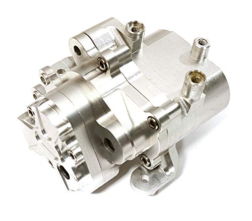 Integy RC Model Hop-ups C28486SILVER Billet Machined Alloy Center Gearbox for Traxxas TRX-4 Scale & Trail Crawler
