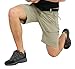 MIER Men's Stretch Tactical Shorts Lightweight Outdoor Cargo Shorts with 5 Zipper Pockets, Quick Dry and Water Resistant