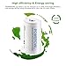 POWEROWL D Batteries 10000mah Ni-MH Rechargeable D Batteries 1.2v Low Self Discharge D Rechargeable Batteries 2 Pack