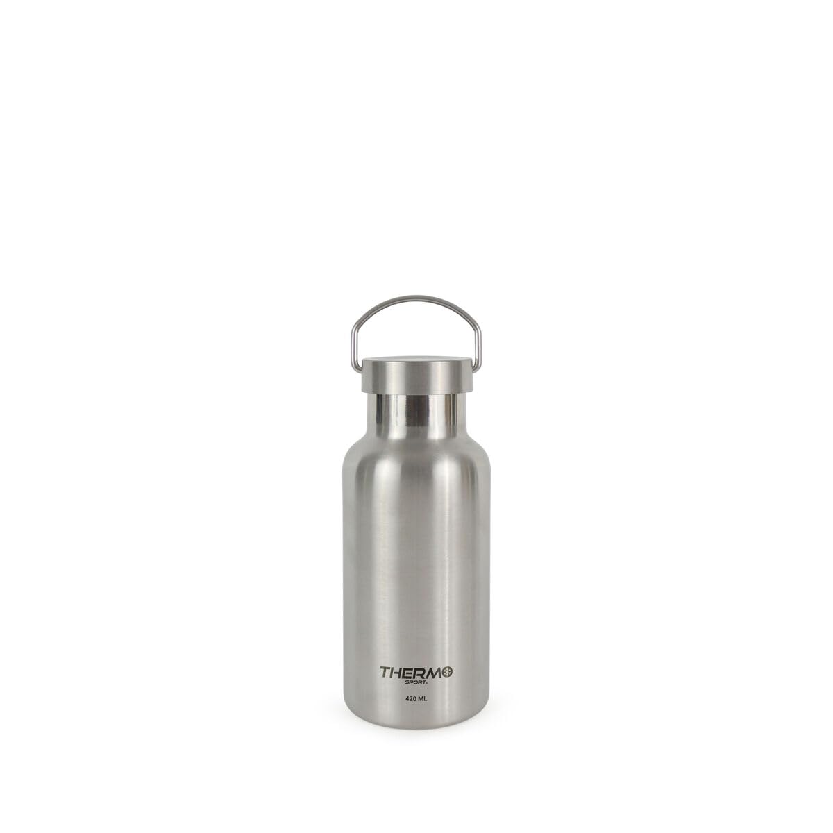 ThermoSport 420ml Steel Thermal Bottle with Handle