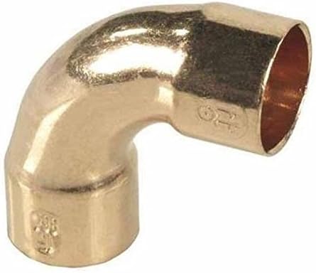 Pipe Fitting Bow Elbow Copper Solder Female x Female 28mm Diameter 90deg Angle