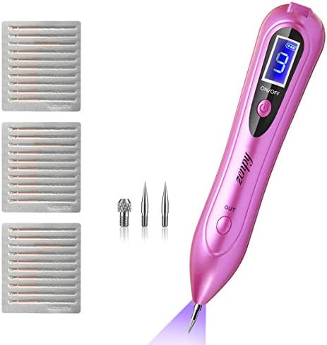 Skin Tag Repair Kit 9-Speed Adjustable Eraser for Freckle & Tattoo Beauty Equipment LCD