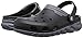 Crocs Unisex Duet Max Clog, Black/Charcoal, 8 M US Men/10 M US Women