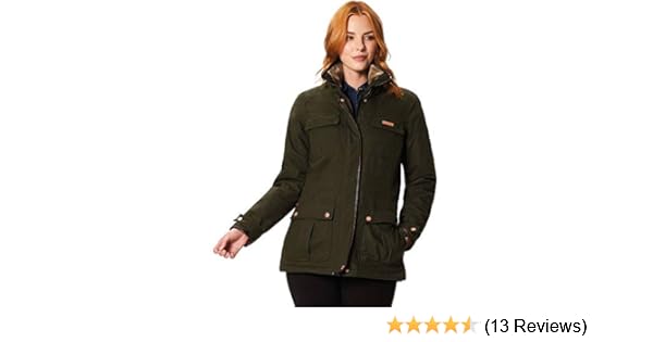 laureen waterproof insulated jacket dark khaki