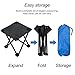 iphonepassteCK Outdoor Mini Portable Camping Folding Stool Folding Chair Lightweight Collapsible Chair Stool for Fishing,Travel,Hiking,Picnic,Garden,Beach,Barbecue (Black 10.2″x10.2″x9.8″)thumb 3
