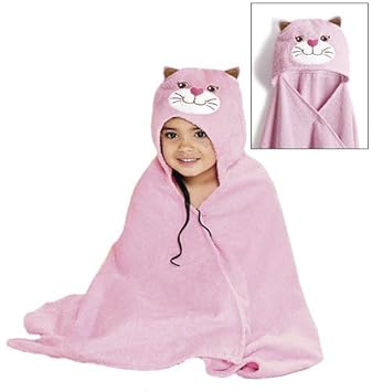 cat hooded towel