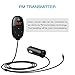 FM Transmitter, Doosl FM Transmitter Wireless Radio Car Kit with 3.5mm Audio Plug, Car Charger Adapter for iPhone, Samsung, HTC, MP3, MP4