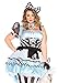 Leg Avenue Plus Size Women's Psychedelic Alice in Wonderland Costume, Blue/Black, 3X/ 4X