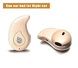 Firegram Mini Wireless Bluetooth Headset in-Ear Earbud for iPhone, Samsung Galaxy, Sony, HTC, LG and More (One Earbud)