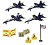 WowToyz F-18 Hornet Blue Angels Backpack
